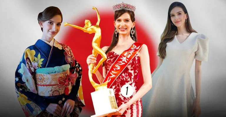 An ethnic Ukrainian woman wins Miss Japan contest