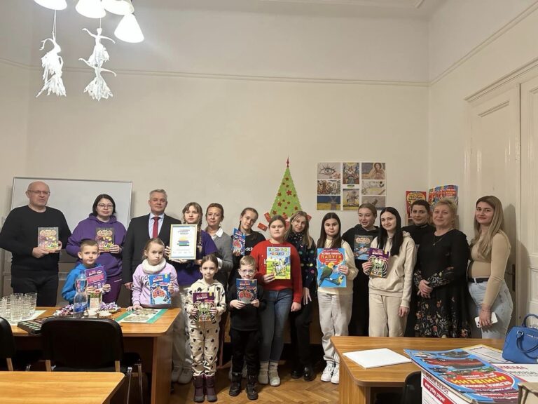 One more Ukrainian bookshelf appeared in Budapest