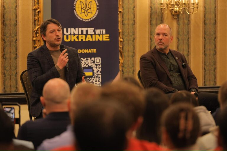 Ukrainian community in Ottawa meets with Serhiy Prytula and Andriy Potichnyi