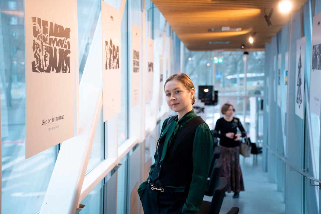 An exhibition of Ukrainian artist Nikita Titov is taking place in Tallinn
