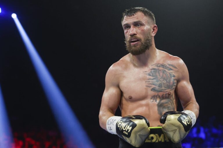 Vasyl Lomachenko knocked out George Kambosos and became the IBF lightweight champion of the world