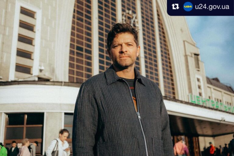 Trench coat for a donation: Supernatural star Misha Collins announces fundraiser for Ukraine