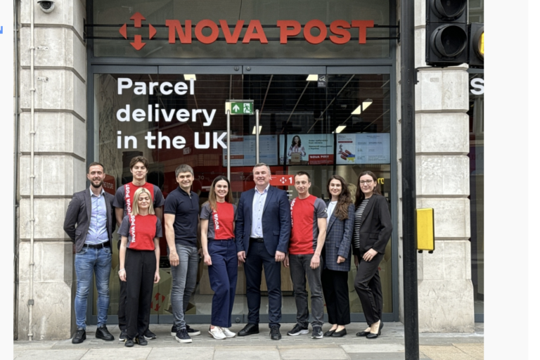 Nova Poshta has opened in the UK
