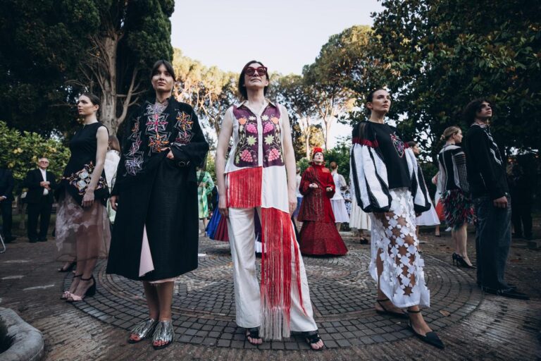 Oksana Karavanska impressed with a new collection in Rome