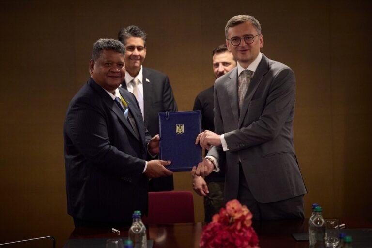 Ukraine and Palau establish diplomatic relations