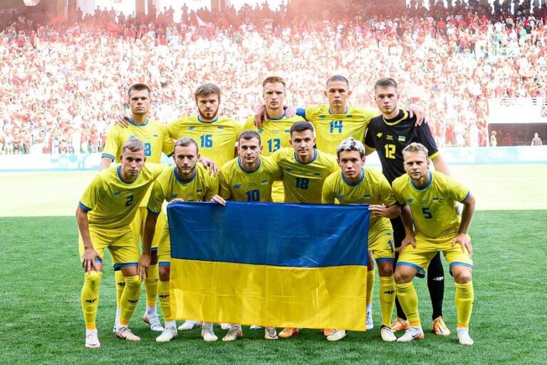 Ukraine's national football team defeats Morocco at the 2024 Olympics