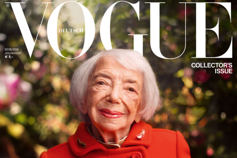 A 102-year-old Holocaust survivor graces the cover of German Vogue: impressive photos