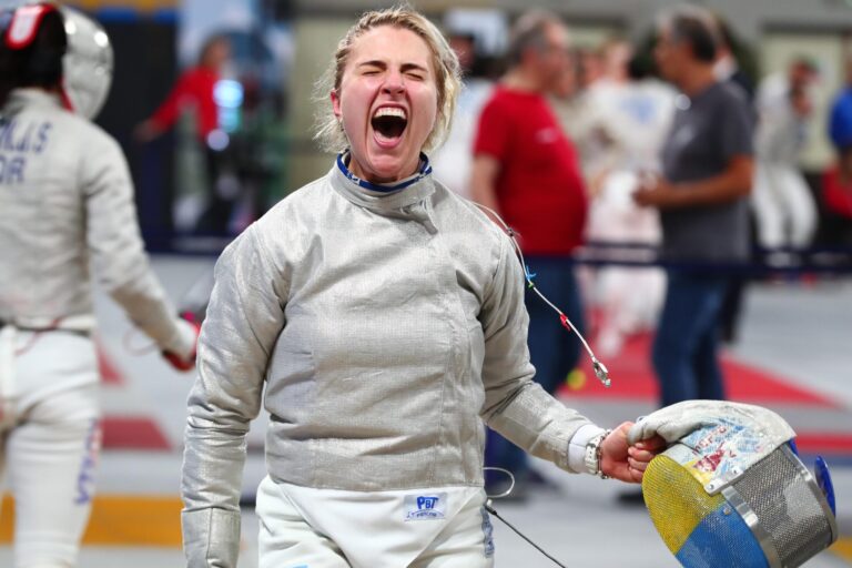 Ukrainian fencer Olga Harlan wins bronze at the 2024 Olympics