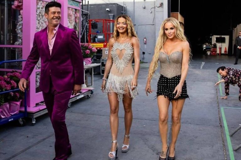 Rita Ora starred in a TV show in a Frolov dress