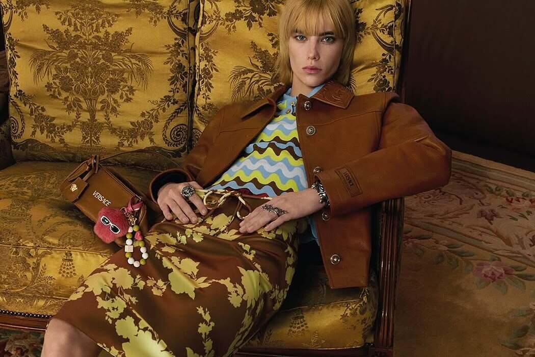Ukrainian Karyna Maziar stars in Versace fashion campaign