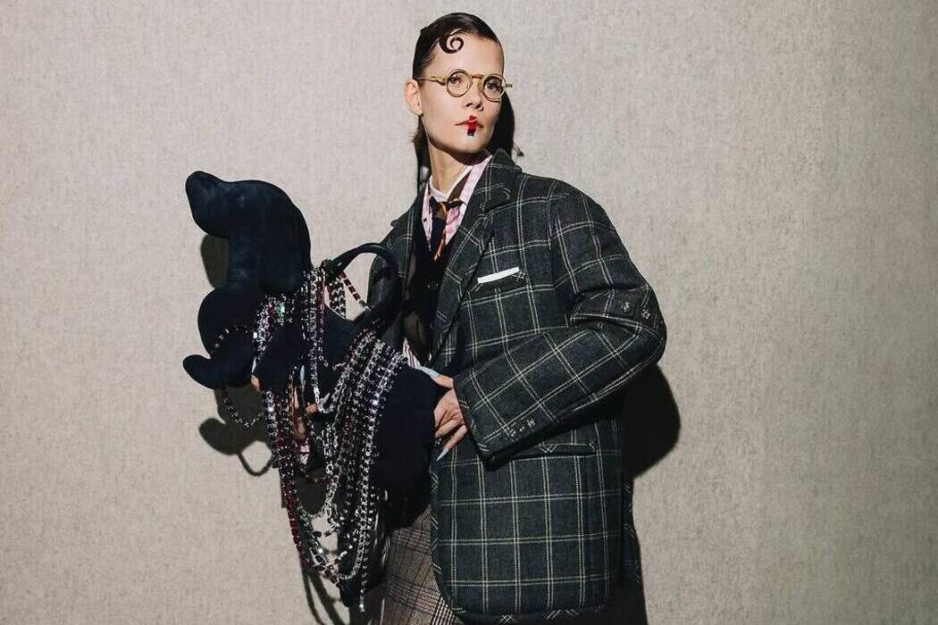 Irina Kravchenko took part in the Thom Browne show