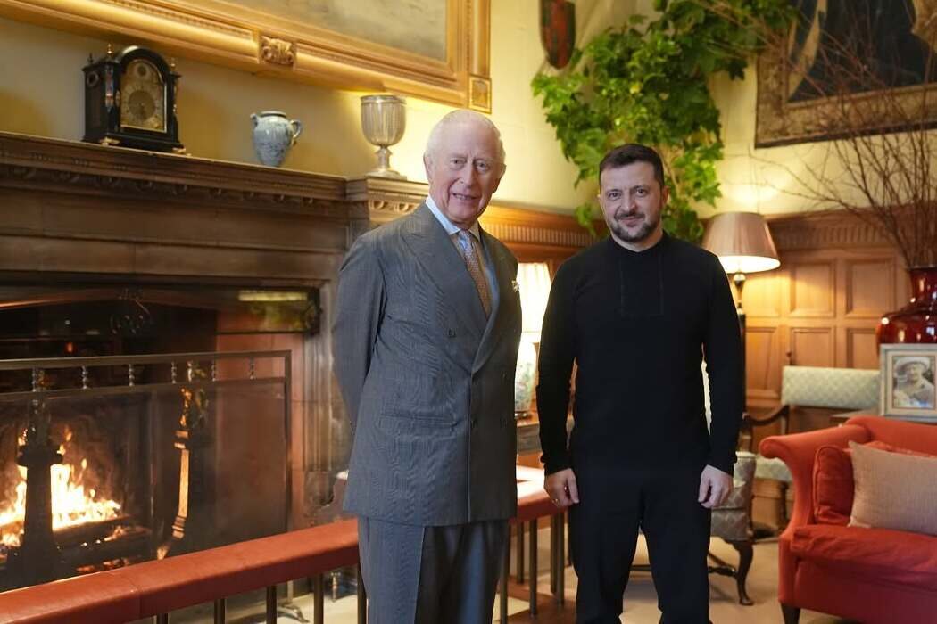 Volodymyr Zelenskyy met with King Charles III of Great Britain