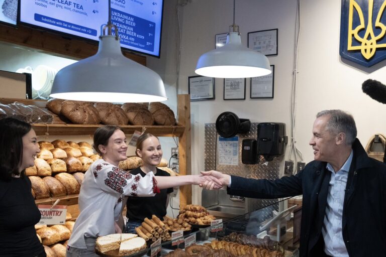 Prime Minister of Canada visits Ukrainian restaurant in Vancouver
