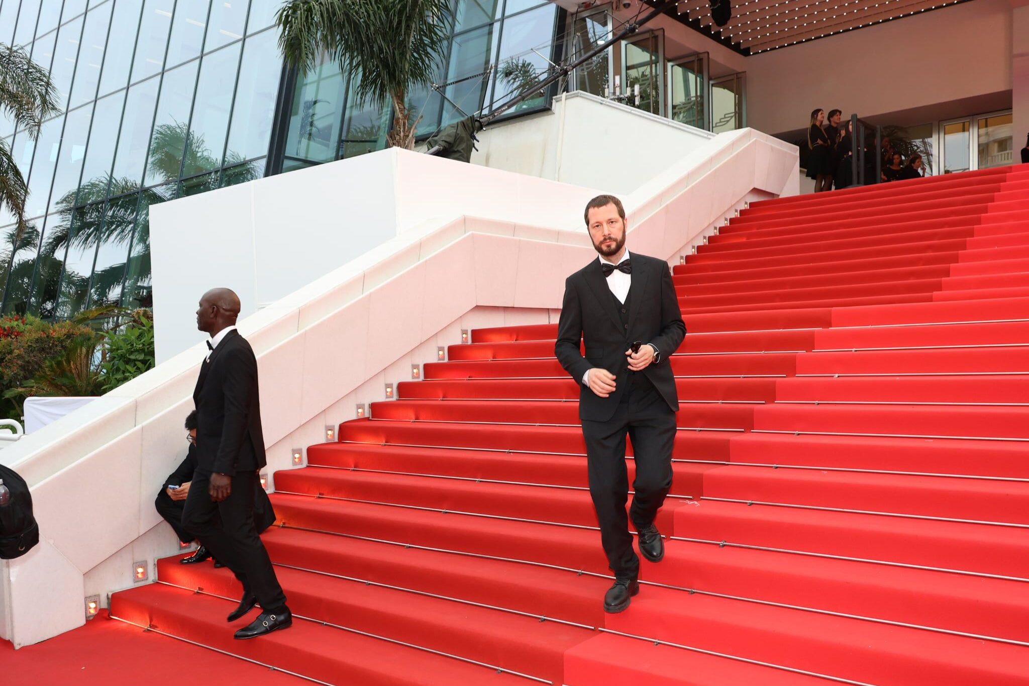 Mstislav Chernov thanked the military for the opportunity to present the film at the Cannes Film Festival
