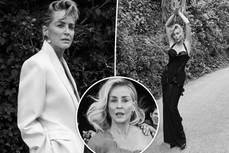 Sharon Stone posed for Vogue wearing a Ukrainian brand