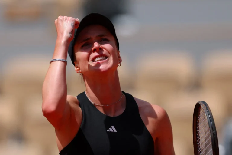 Svitolina defeated the world's fourth-ranked player on her way to the Roland Garros quarterfinals