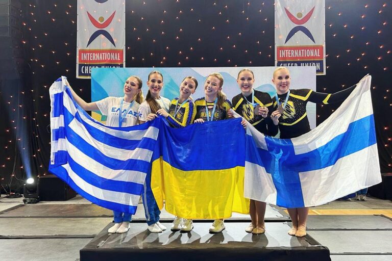 Ukrainian cheerleaders won four Euro awards in Ljubljana
