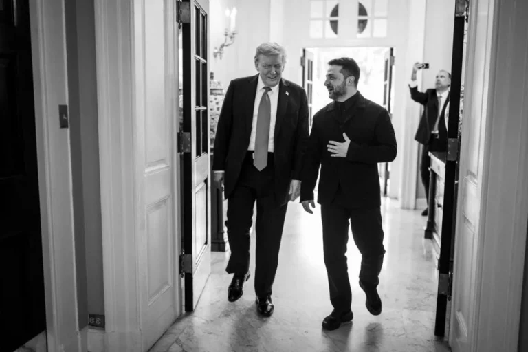 Volodymyr Zelenskyy, Donald Trump, and seven European leaders met at the White House