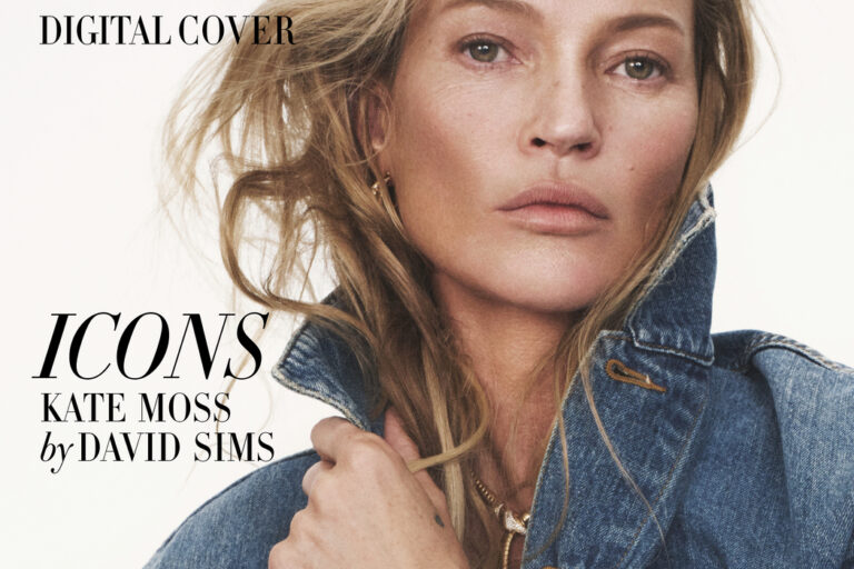 Kate Moss graces the digital cover of Harper’s Bazaar Ukraine ICONS 2025