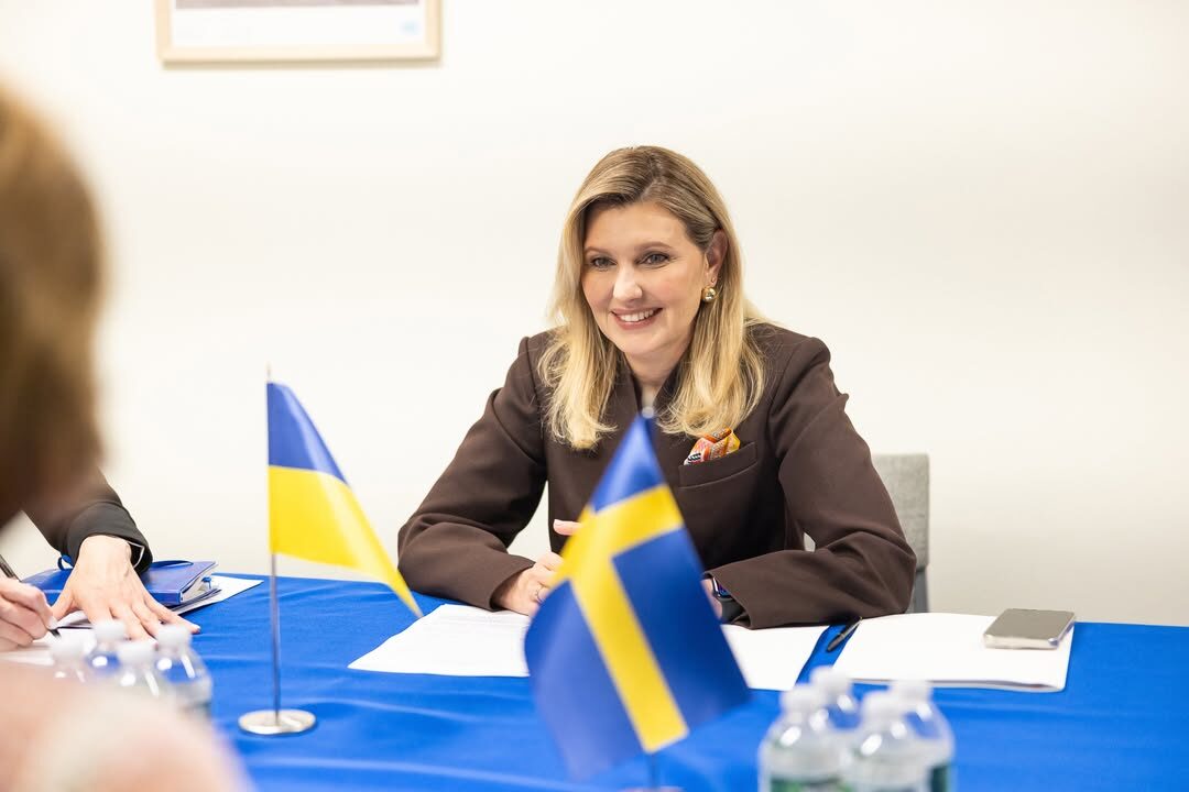 Olena Zelenska met with the queens of Sweden and Belgium