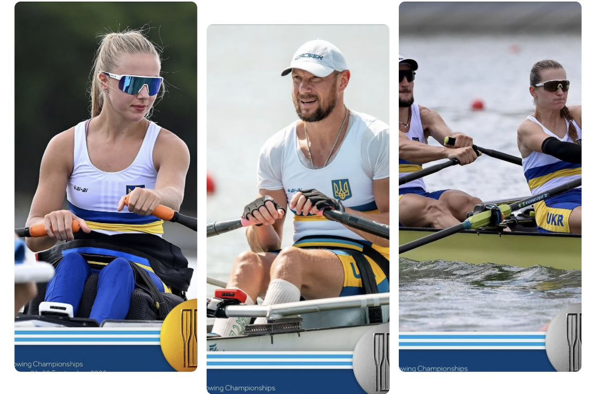 Ukrainian para-rowers won the team championship at the 2025 World Championships in China