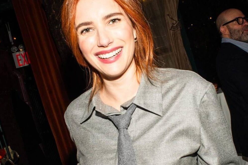 Emma Roberts at the Air Mail Awards dinner wearing J'amemme