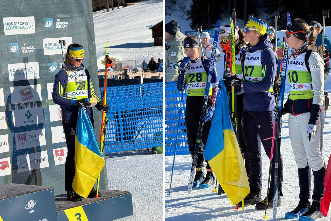 Ukrainian biathlete Ksenia Prykhodko won bronze at the IBU Junior Cup
