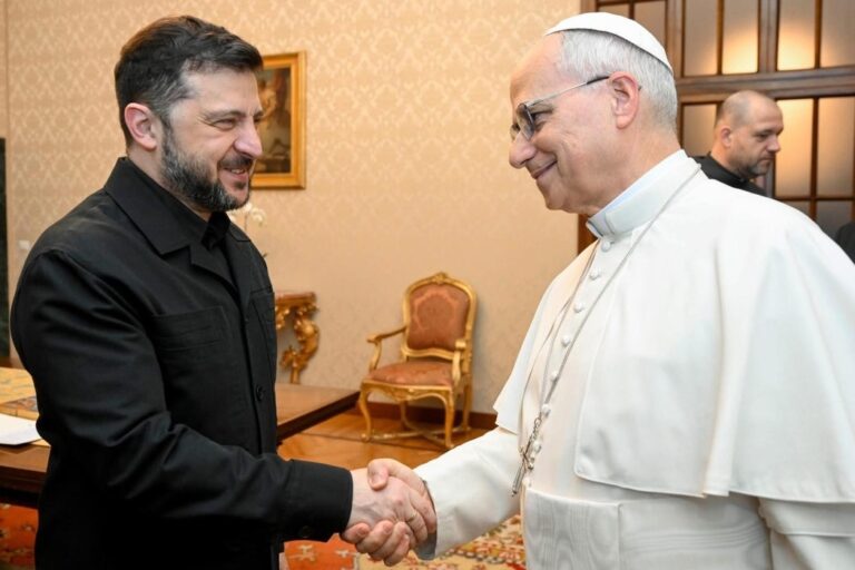 Volodymyr Zelenskyy met with the Pope