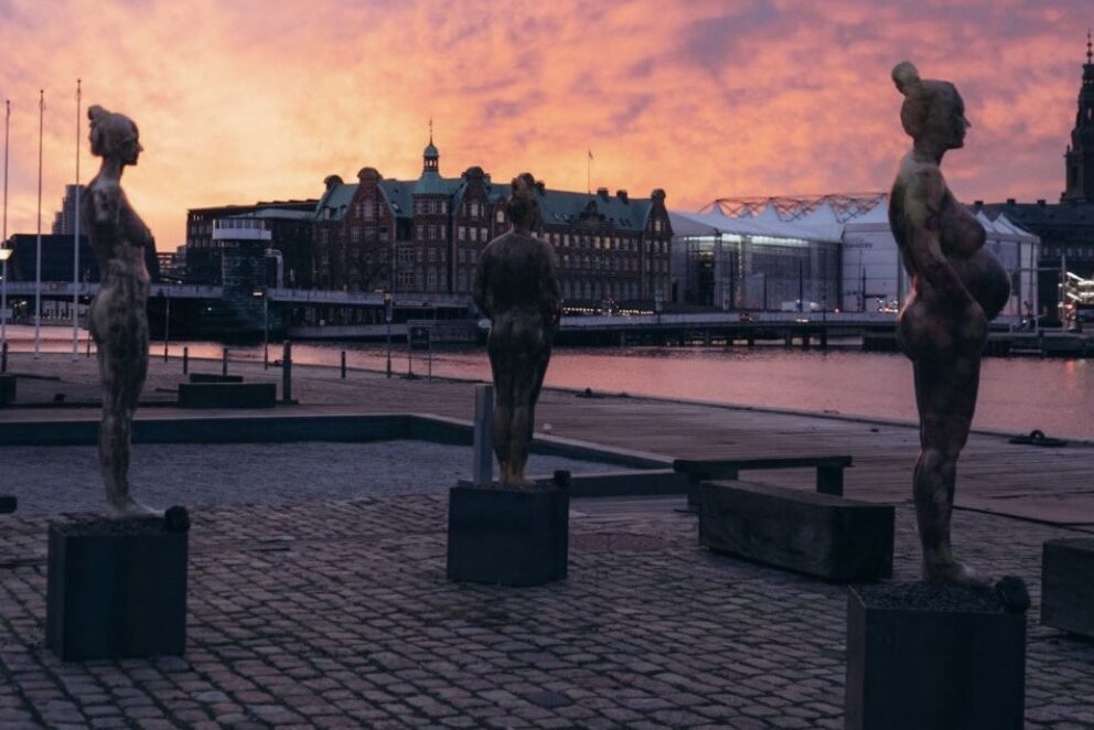 Sculptures by a Ukrainian artist were destroyed at a Copenhagen exhibition