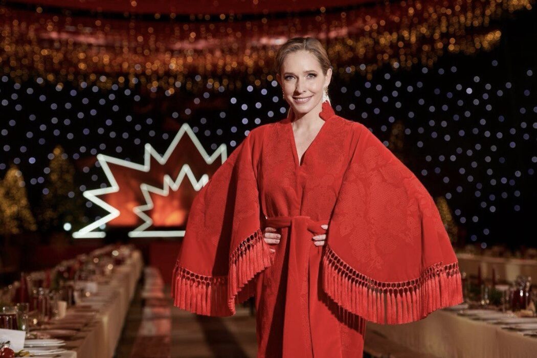 Katya Osadcha hosted the country's largest family dinner for Christmas