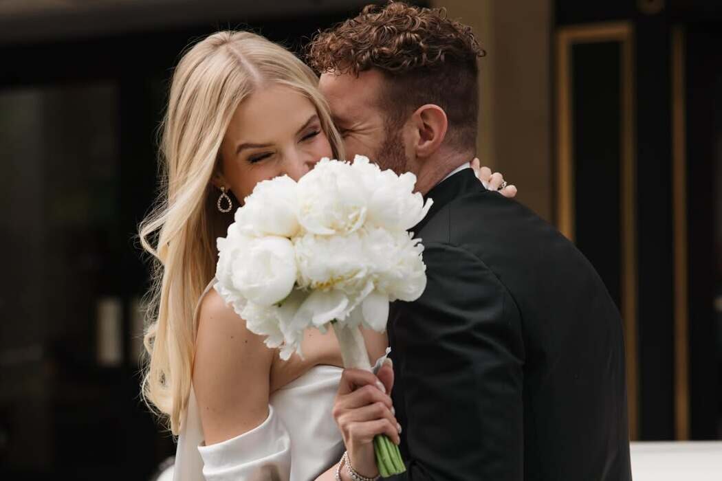 Influencer Leonie Hanne Ties the Knot in a Milla Nova Dress