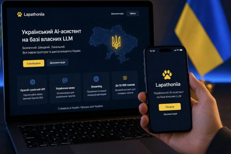 Launch of AI-based Lapathoniia Service in Ukraine on De Novo Infrastructure