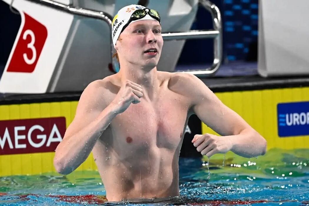 19-year-old Ukrainian wins gold at the European Swimming Championships